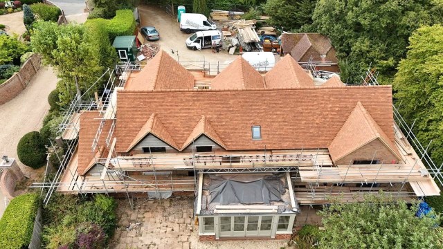 Clay tile roof replacement