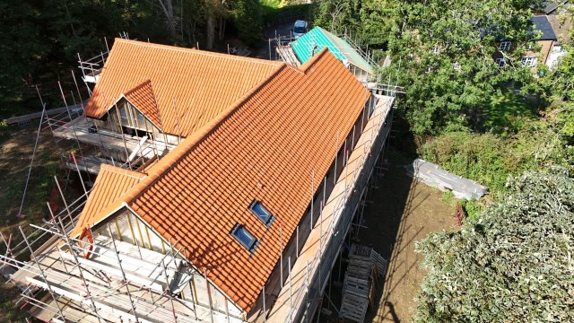 Large Pan Tile Roof in Little Wymondley